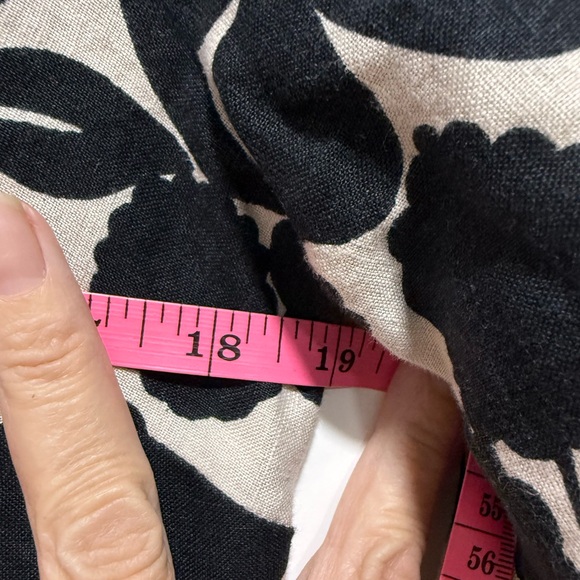 Charter Club Ombré Floral Linen Button Down Shirt - Picture 9 of 10